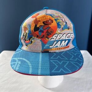 Space Jam Kids Baseball Cap Movie Hat Looney Tune Squad One Size EUC